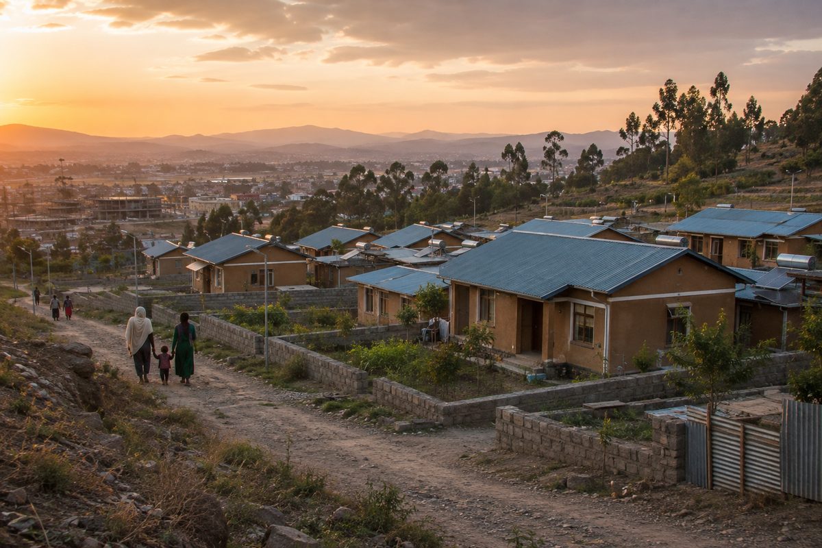 Community land and housing trust shown at a large public service facility