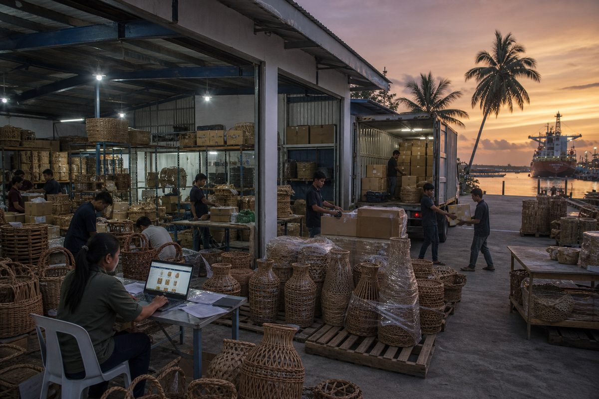 Regional craft distribution with shared infrastructure for community delivery