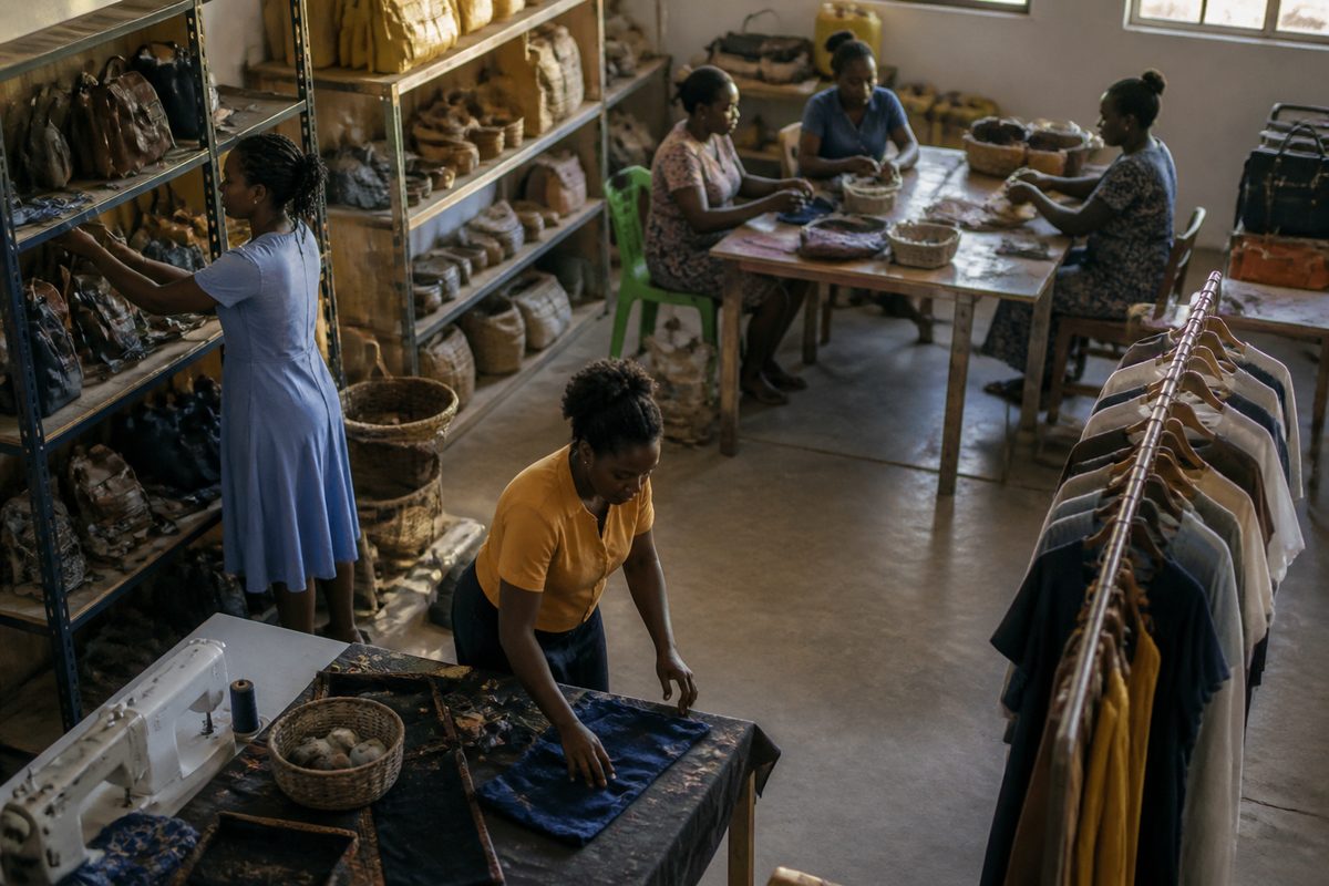 Women owned shop expansion arranged for neighborhood use in Ethiopia