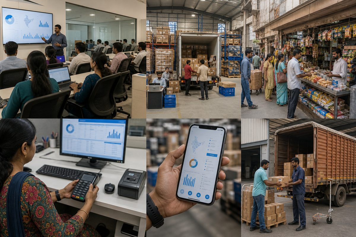 Small business infrastructure platform represented at national program scale in India